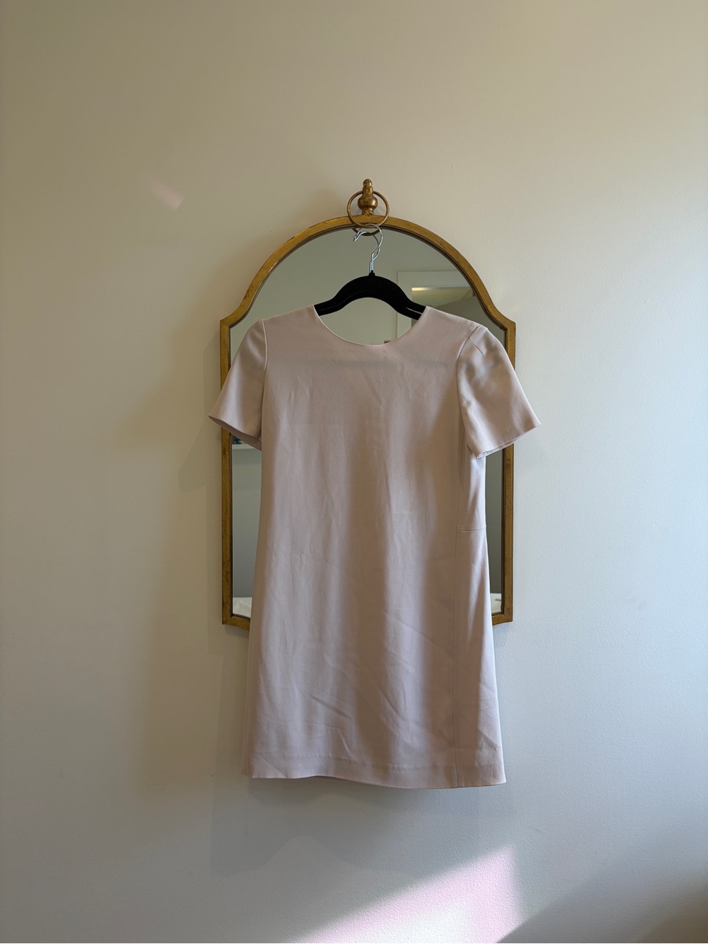 Babaton Blush Short-Sleeve Shift Mini Dress